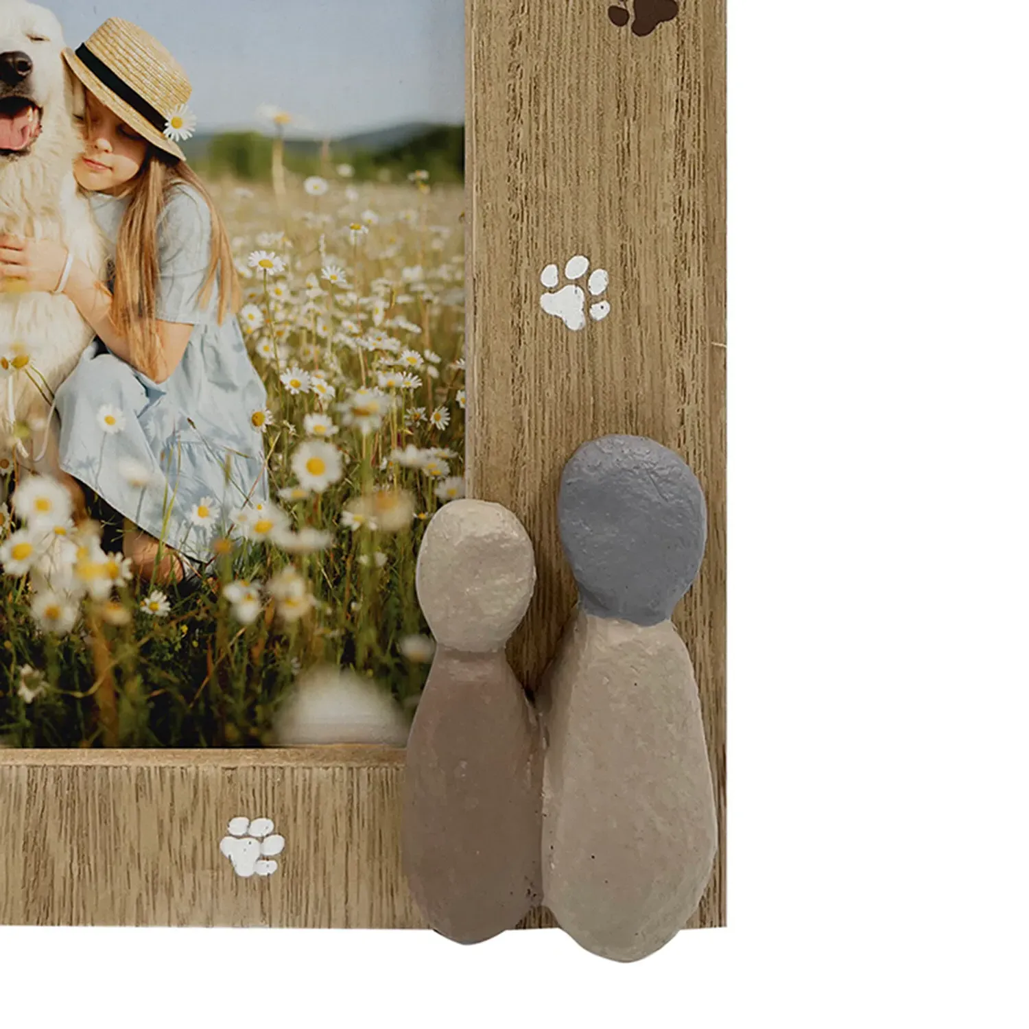 Endearing Pet House-Shaped Frame - Brown