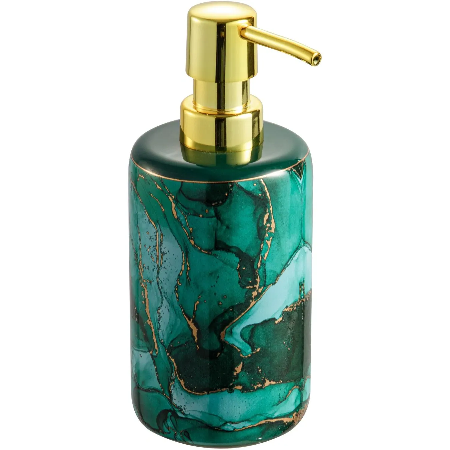 Esmae Marble Soap Dispenser - Green