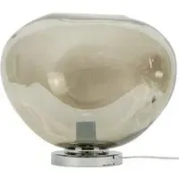 Esther Table Lamp with Curved Glass Shade