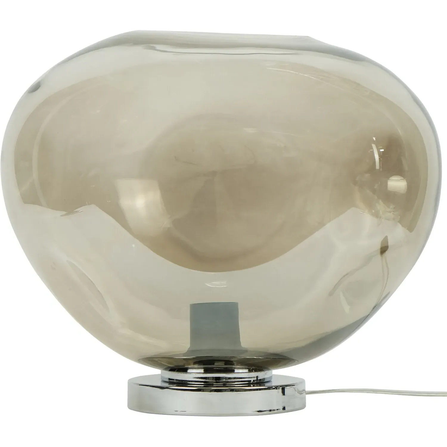 Esther Table Lamp with Curved Glass Shade image