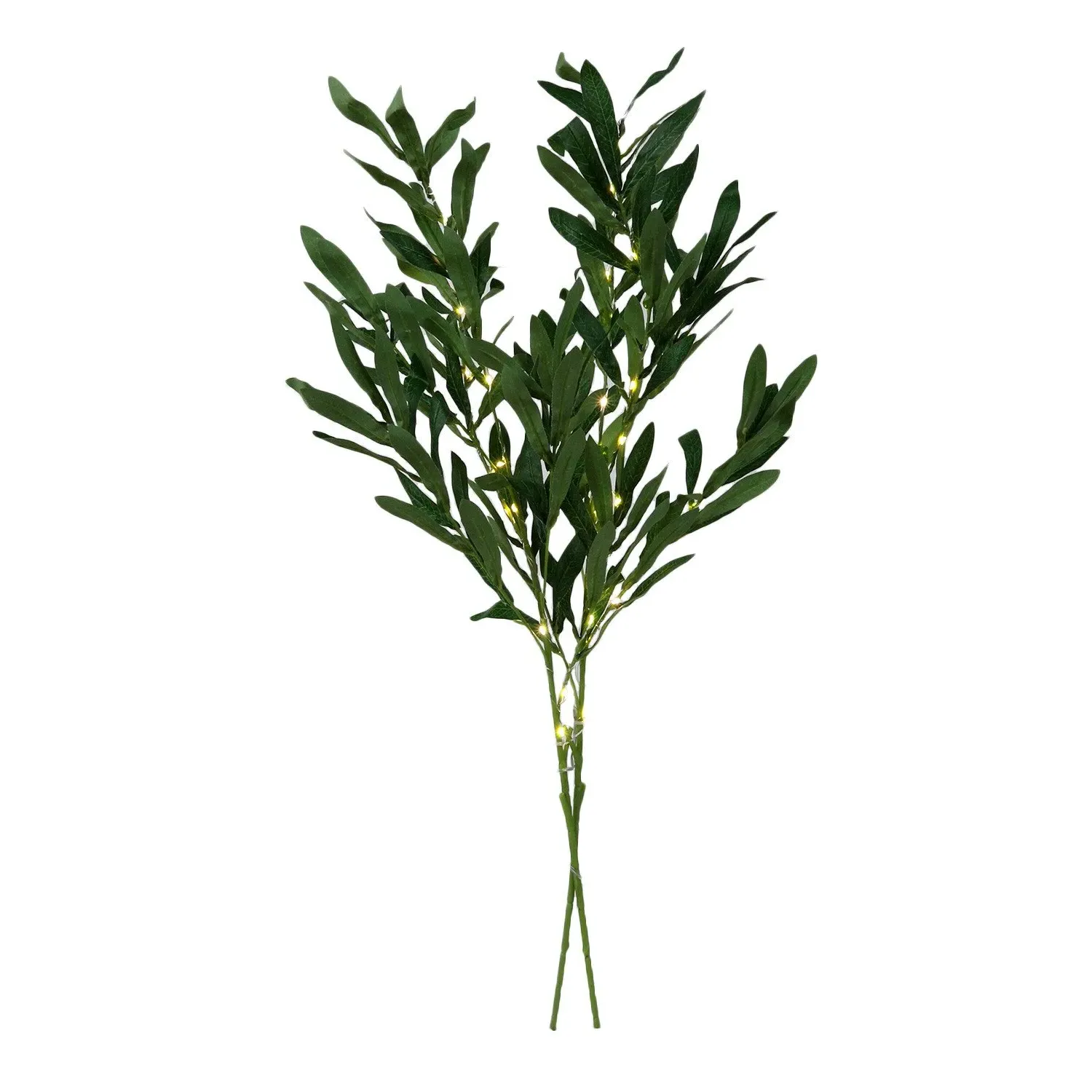 Eucalyptus Twig Lights Decorative Tree - Green