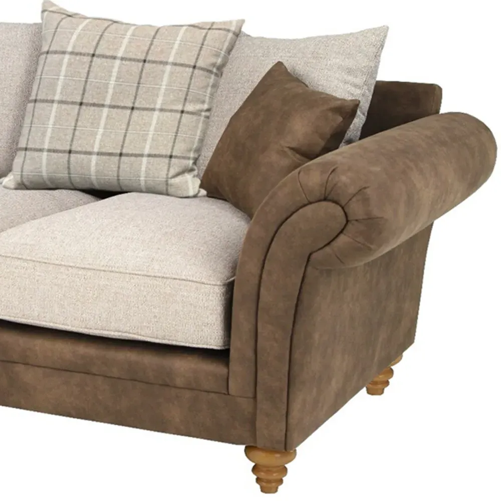 Eve 2-Seater Sofa - Brown