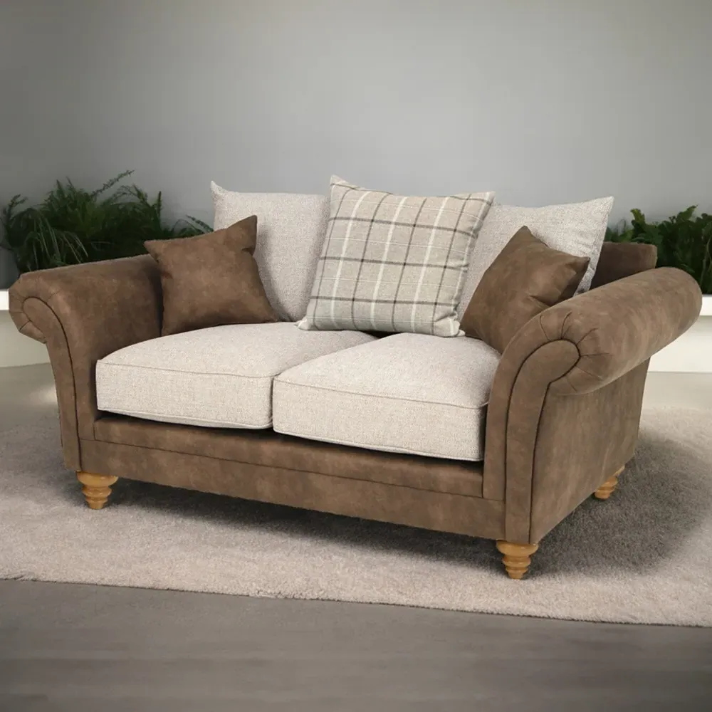 Eve 2-Seater Sofa - Brown image