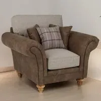 Eve Accent Armchair - Brown