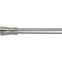 Evie Extendable Curtain Pole - Satin Silver