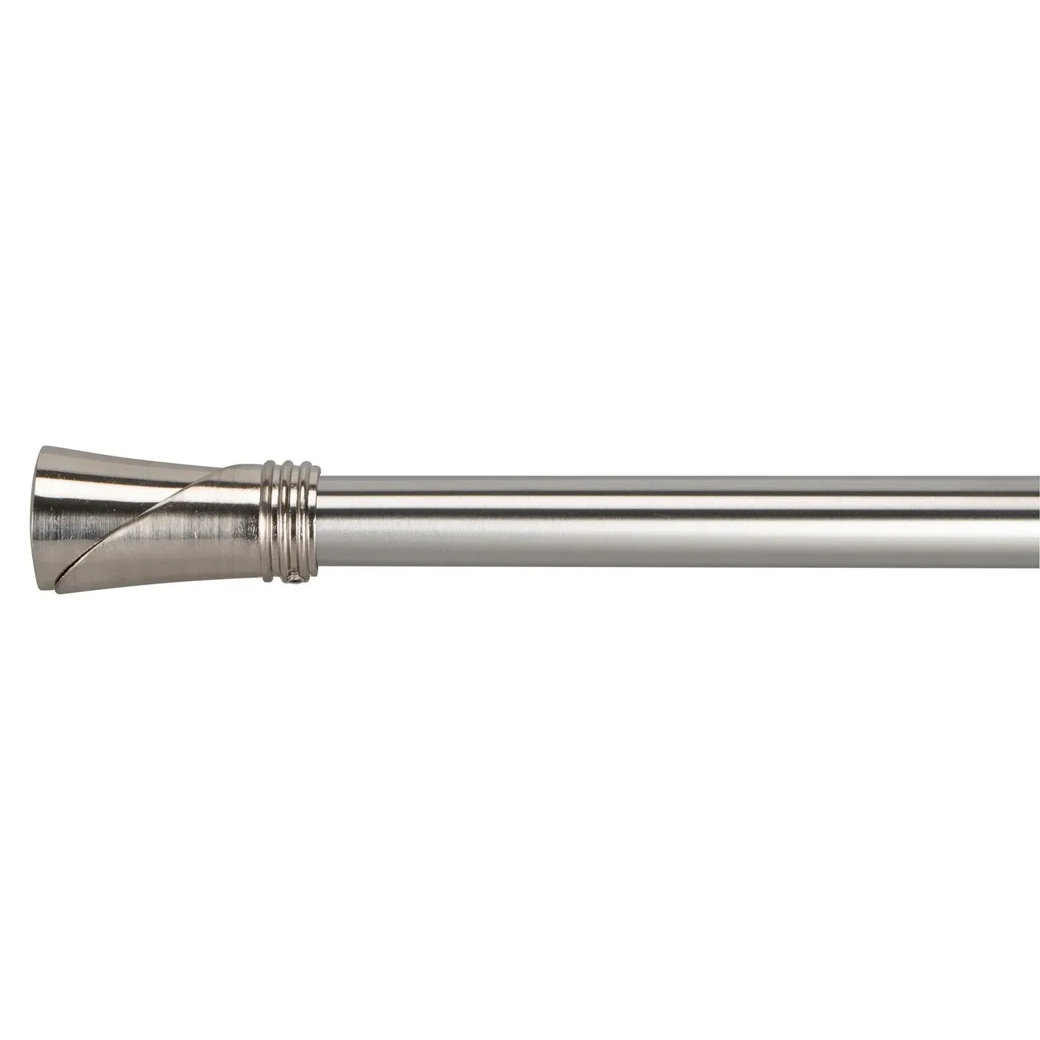 Evie Extendable Curtain Pole - Satin Silver image