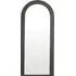 Evie Ridged Arch Lean Mirror - Charcoal