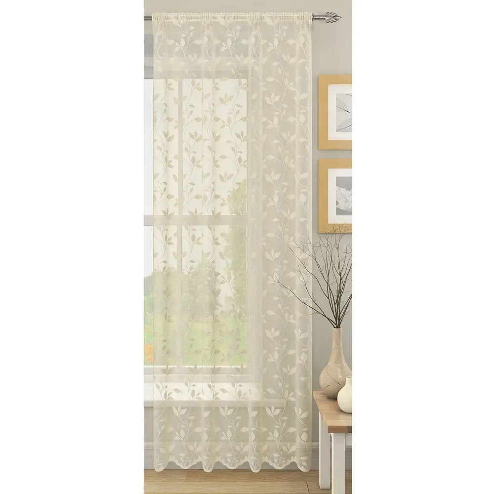 Evie Single Panel Curtain - Champagne