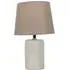 Ewan Cylindrical Table Lamp - Neutral, Concrete