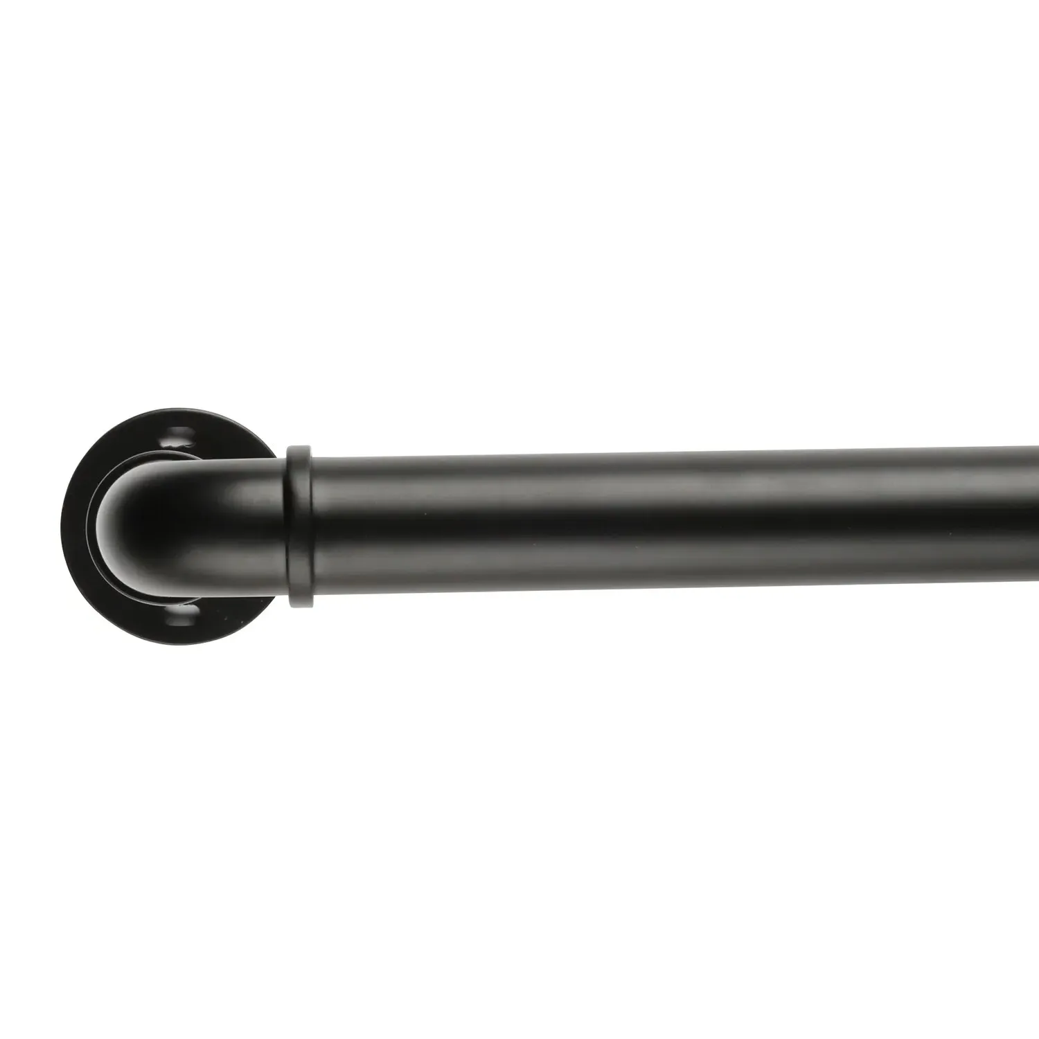 Extendable Curtain Pole - Matt Black