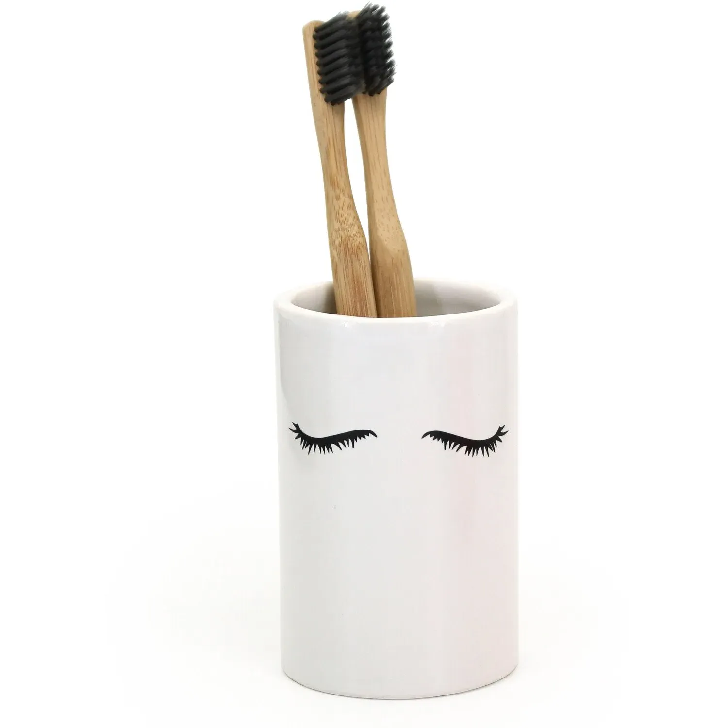 Eyelash Tumbler - White image