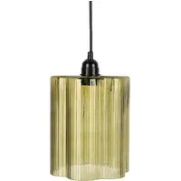Eylin Glass Pendant Light - Olive