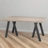 Ezra 6-Seater Dining Table - Grey