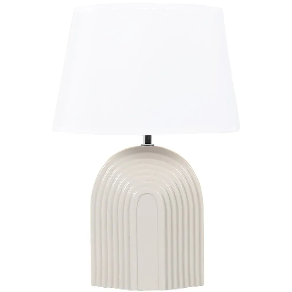 Ezra Arch Table Lamp - Cream image