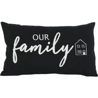 Family Cushion - Black