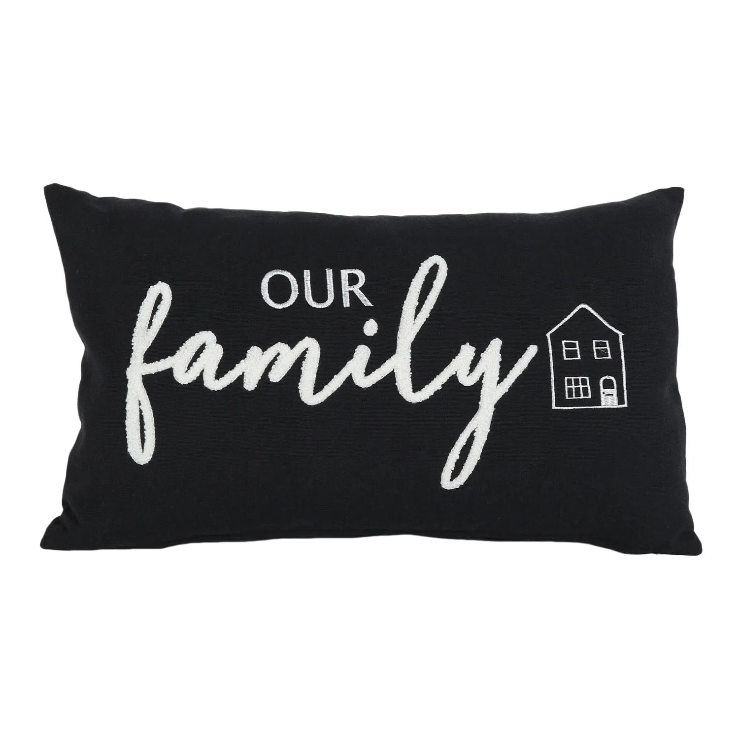 Family Cushion - Black image