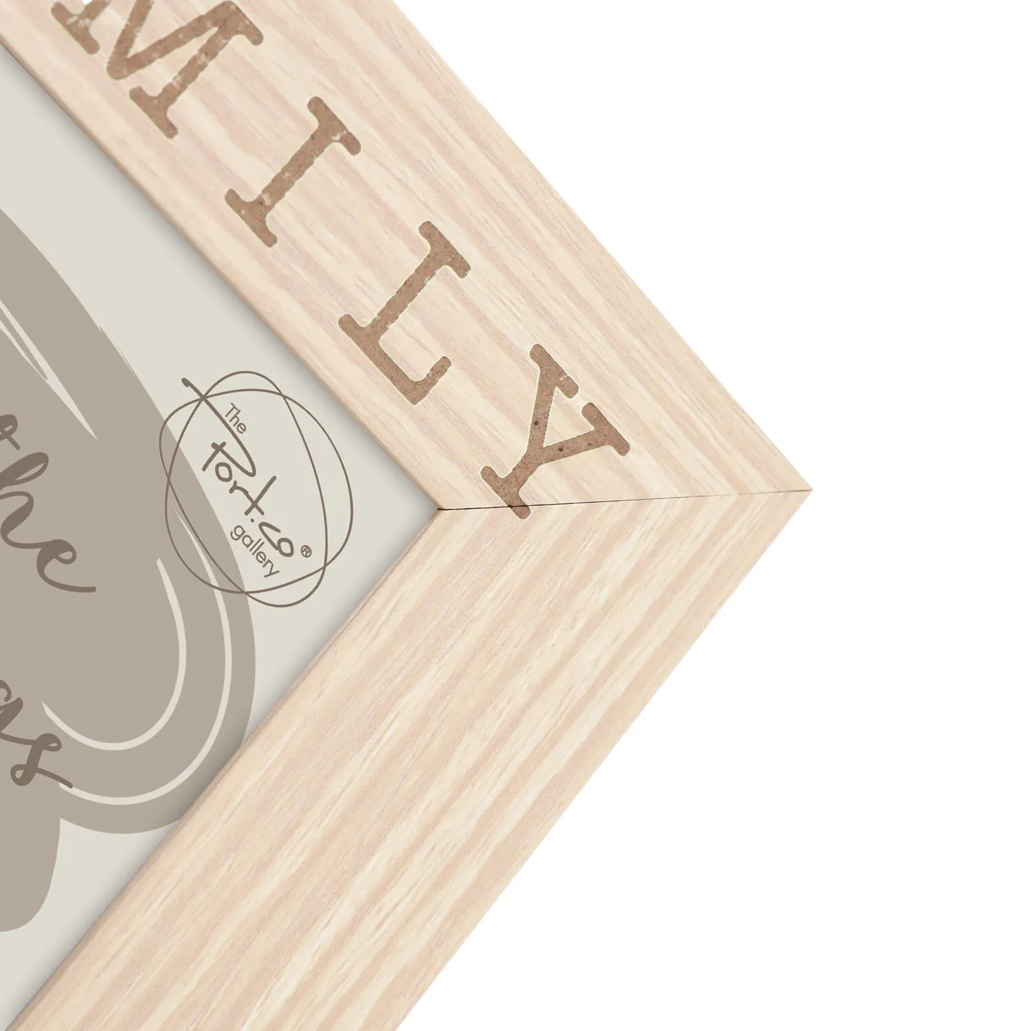 Family Is Everything Engraved Frame - Brown