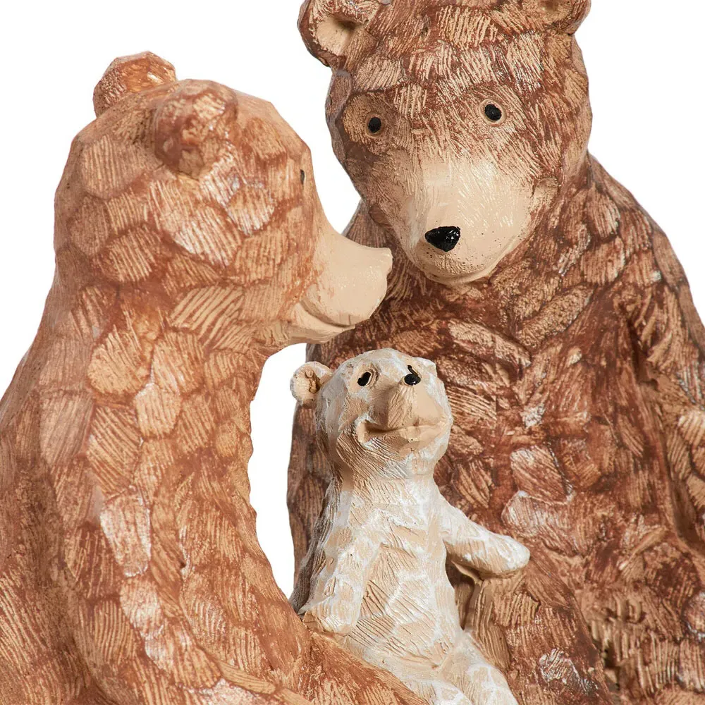 Family of Bears Ornament - Brown