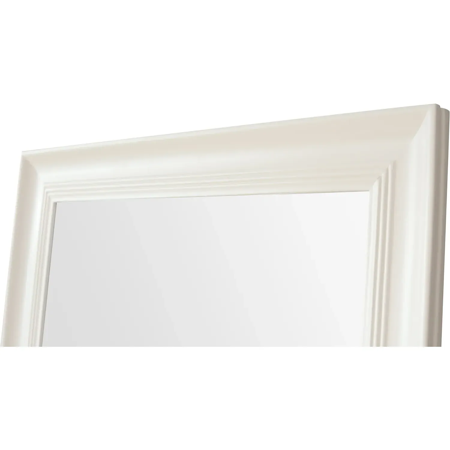 Faringdon 131cm Framed Mirror - White