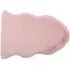 Faux Fox Fur Rug - Pink