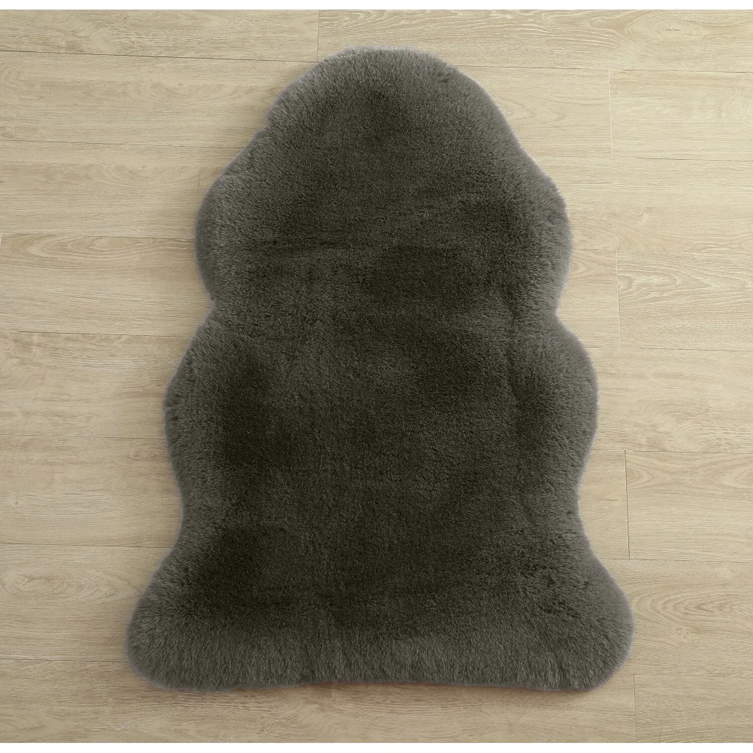 Faux Fur Rug - Taupe image
