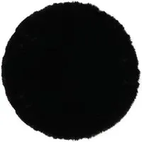 Faux Fur Seat Pad - Black