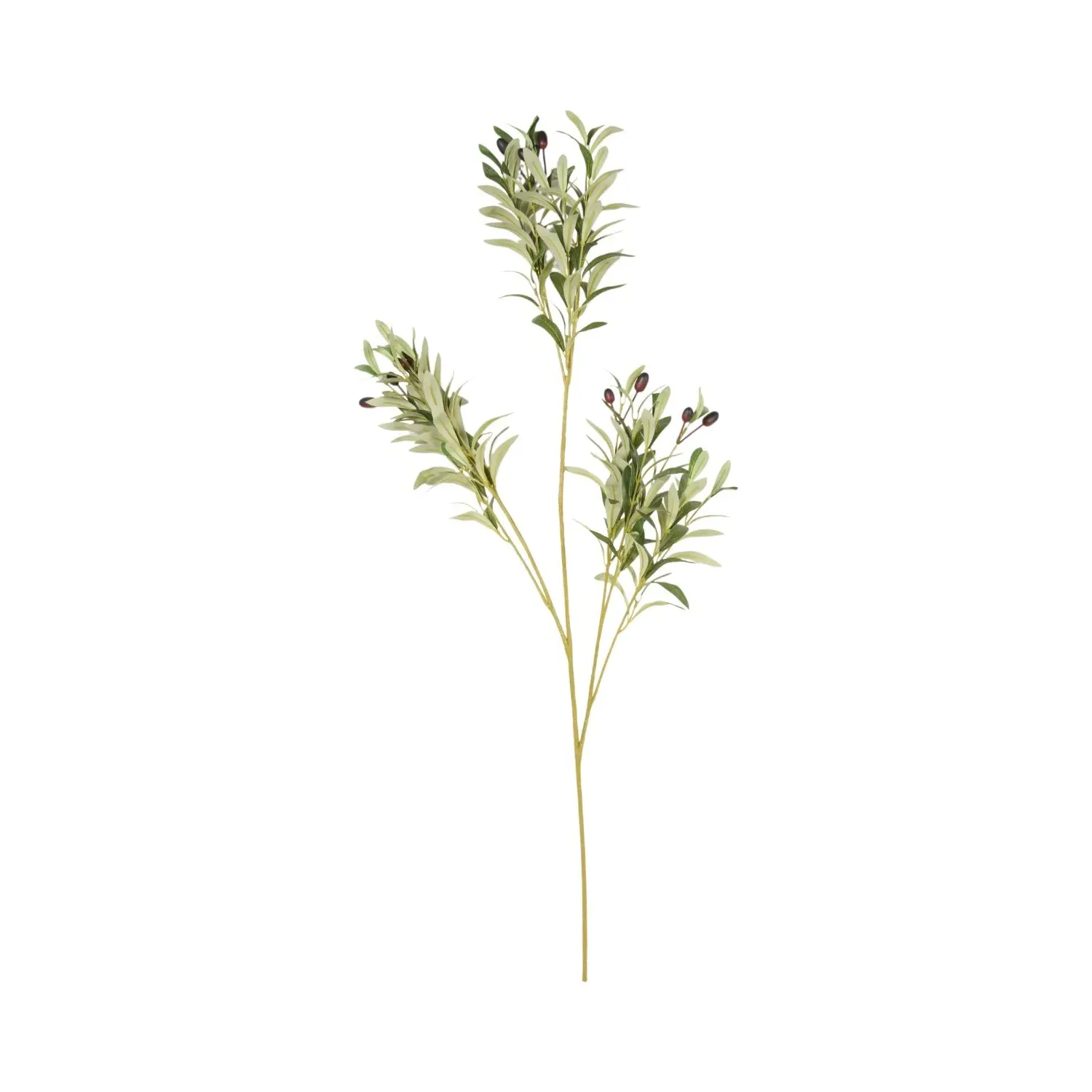 Faux Olive Branch - Green