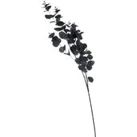 Faux Silk Eucalyptus Stem - Black