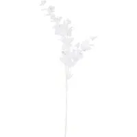 Faux Silk Eucalyptus Stem - White