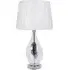 Feather Encased Table Lamp - Black