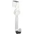 Female Silhouette Over Door Towel Hook - Chrome