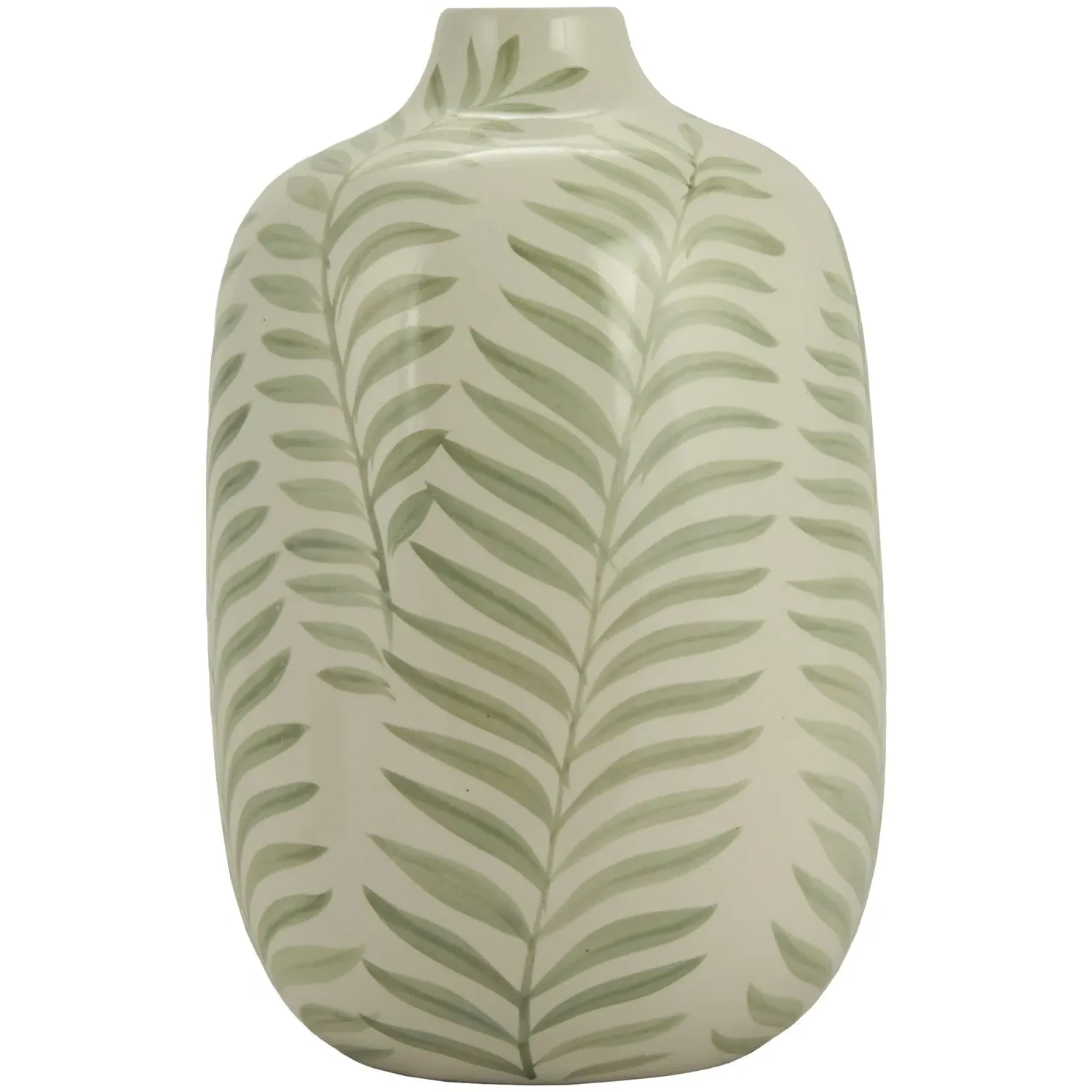 Fern Vase - Green, Ceramic