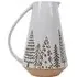 Festive Forest Jug - Neutral, Stoneware