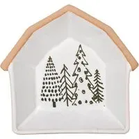 Festive Forest Stone Serving Dish