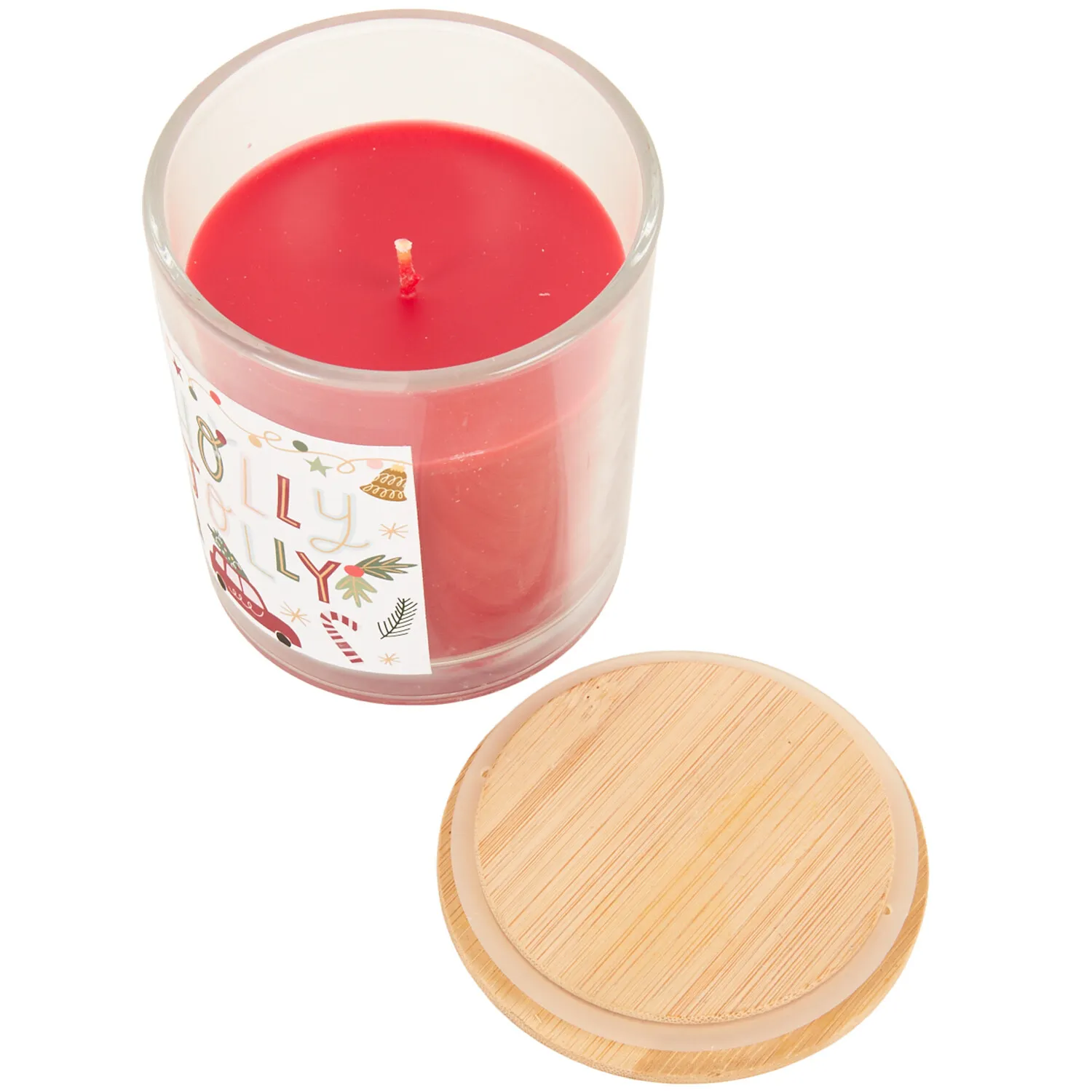 Festive Print Candle - Winter Spice