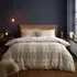 Finlay Check Super King Size Duvet Set - Natural
