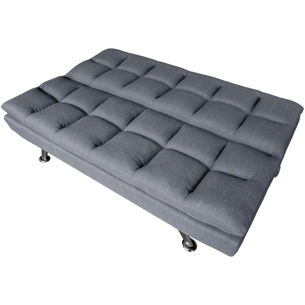 Finley 3-Seater Sofa Bed - Grey, Fabric