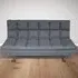 Finley 3-Seater Sofa Bed - Grey, Fabric