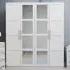 Finley 4 Door Mirrored Wardrobe - White