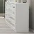 Finley 4 Drawer Mirrored Chest of Drawers - White