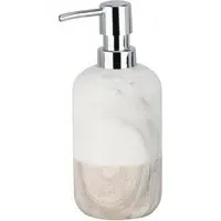 Finnish Spa Soap Dispenser - White, Brown