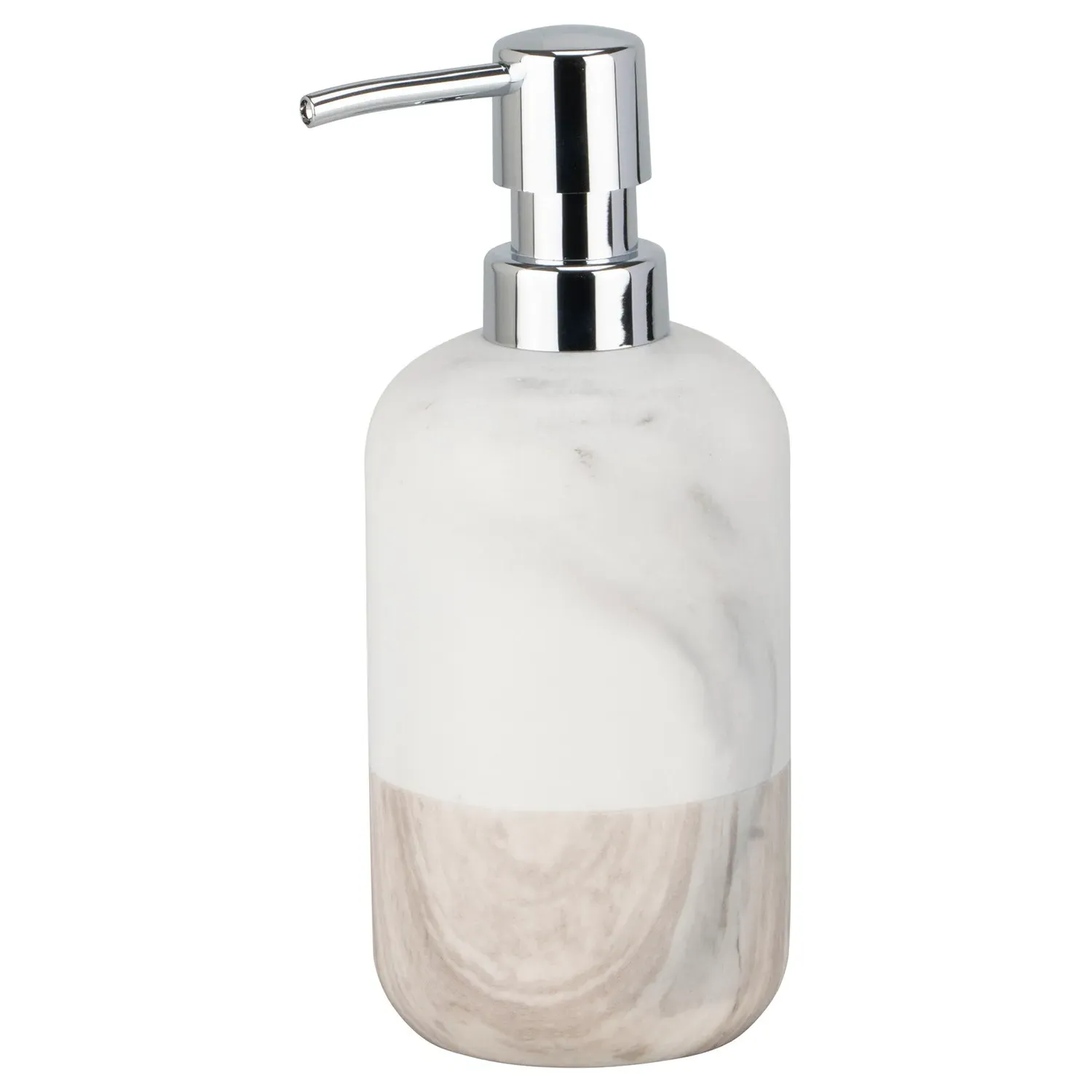 Finnish Spa Soap Dispenser - White, Brown
