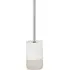 Finnish Spa Toilet Brush Holder - White, Brown