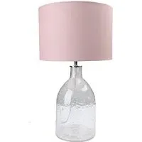 Fiona Table Lamp - Pink, Glass
