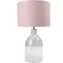 Fiona Table Lamp - Pink, Glass