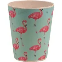 Flamingo Small Tumbler - Bamboo Fibre