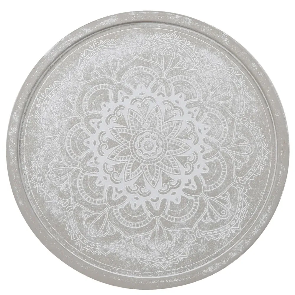 Flat Top Side Table - Grey, Wood