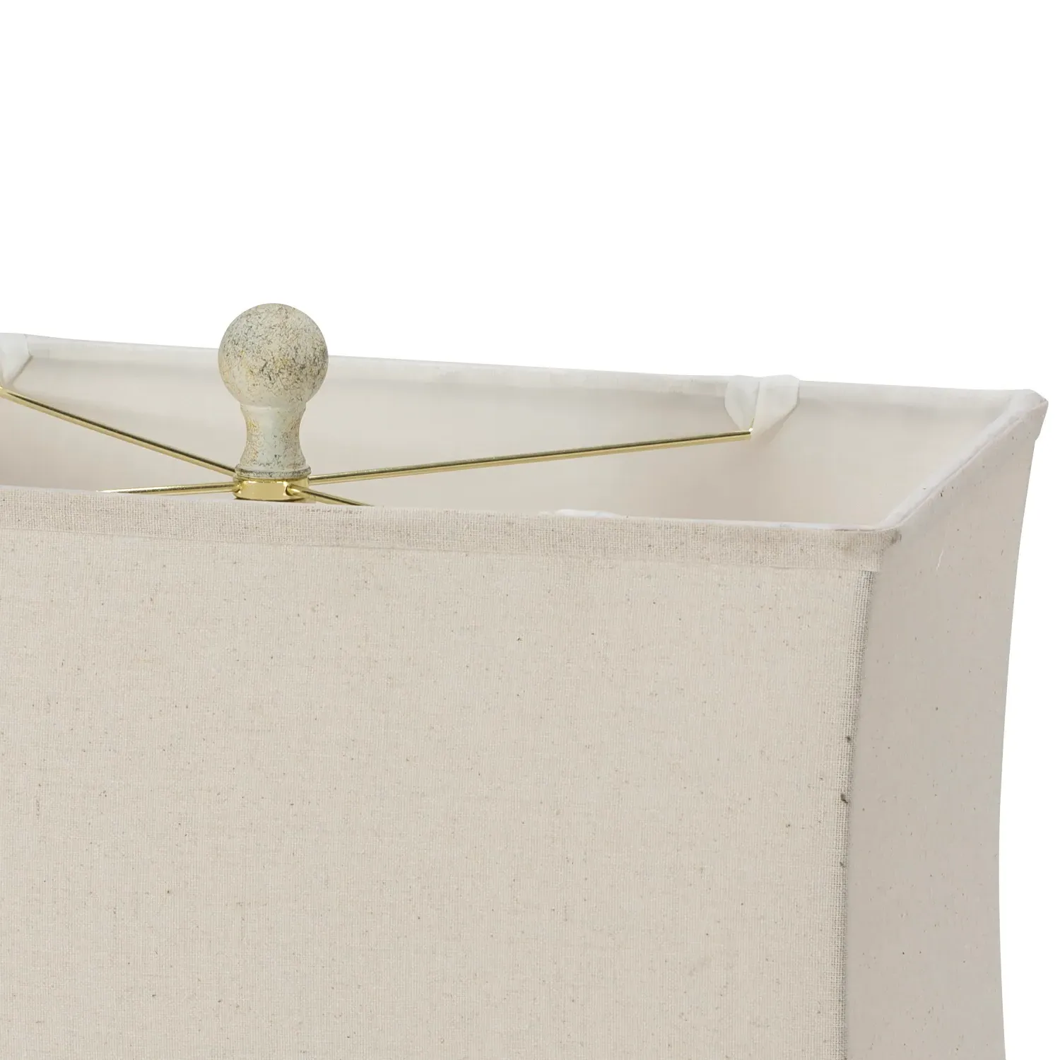 Fleur De Lis Table Lamp - Grey