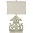 Fleur De Lis Table Lamp - Grey