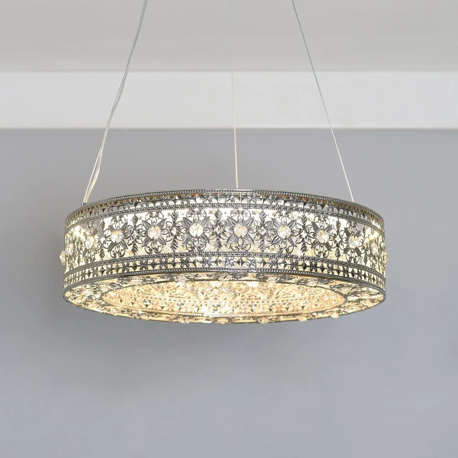 Fleur LED Ceiling Light with Crystal Detail
